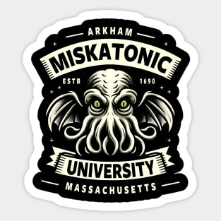 Miskatonic University Cthulhu Sticker